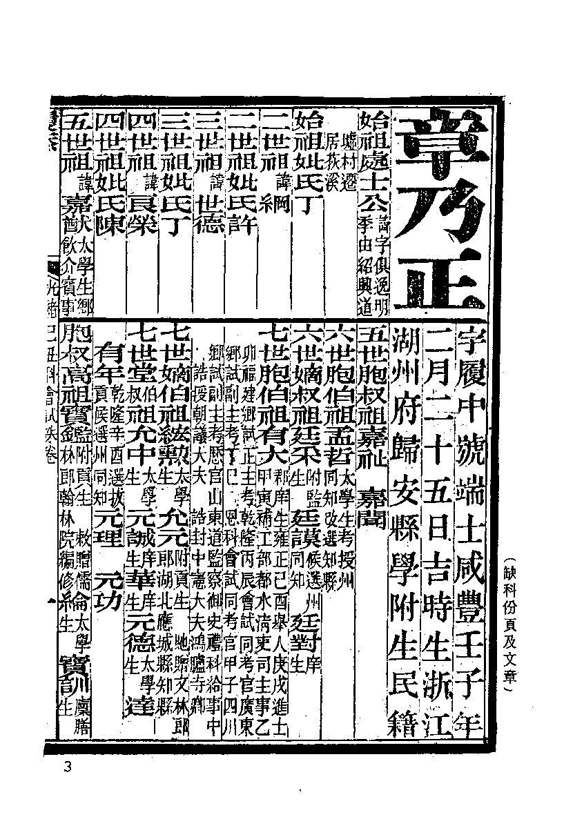 清代硃卷集成  （67).pdf 第4页