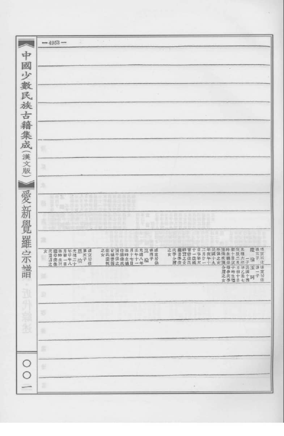 中国少数民族古籍集成  汉文版  第49册_12207462_.pdf 第5页