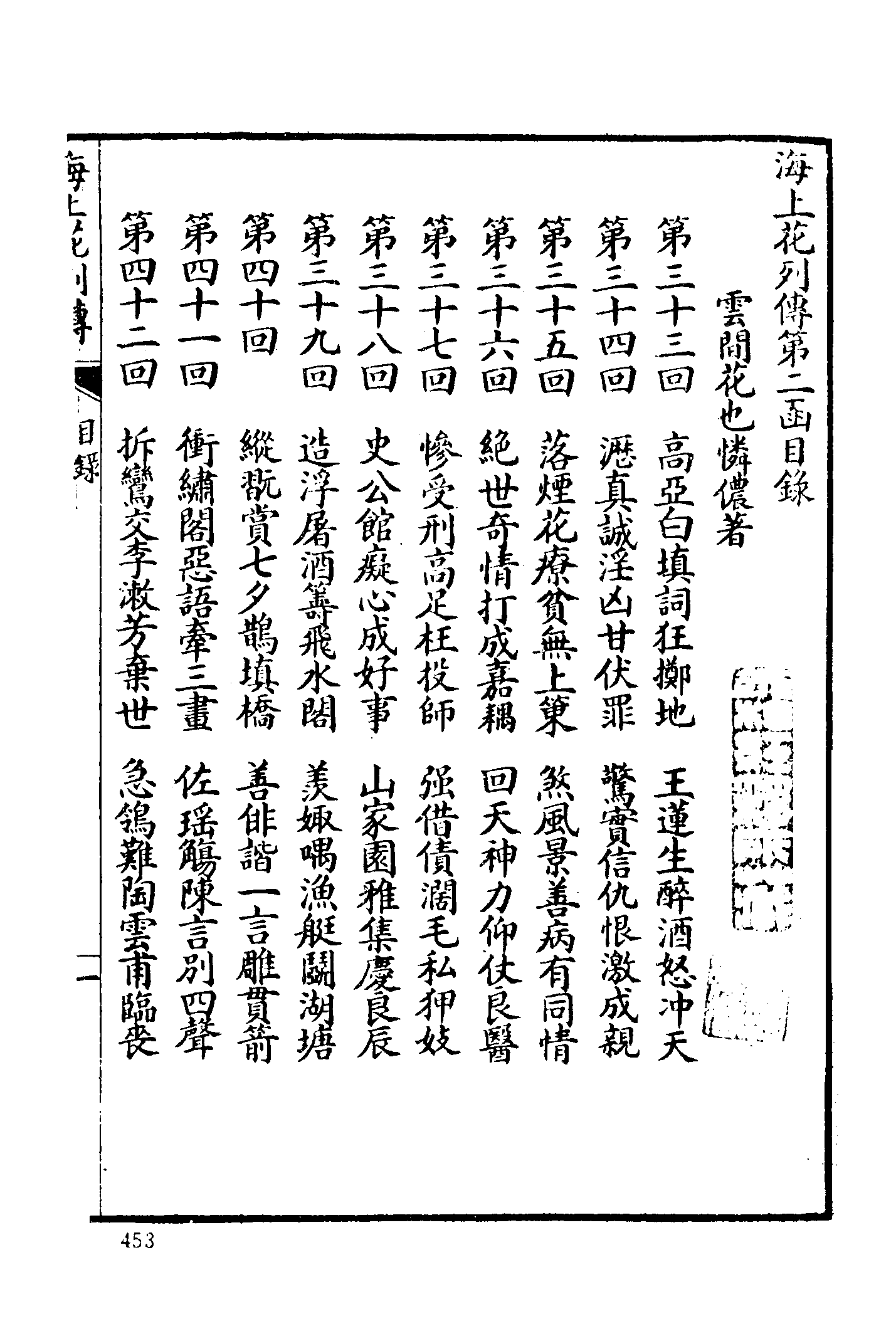 古本小说集成 2084 [清]花也憐侬-海上花列传（光绪石印（下）（上海古籍出版社1994）.pdf 第3页