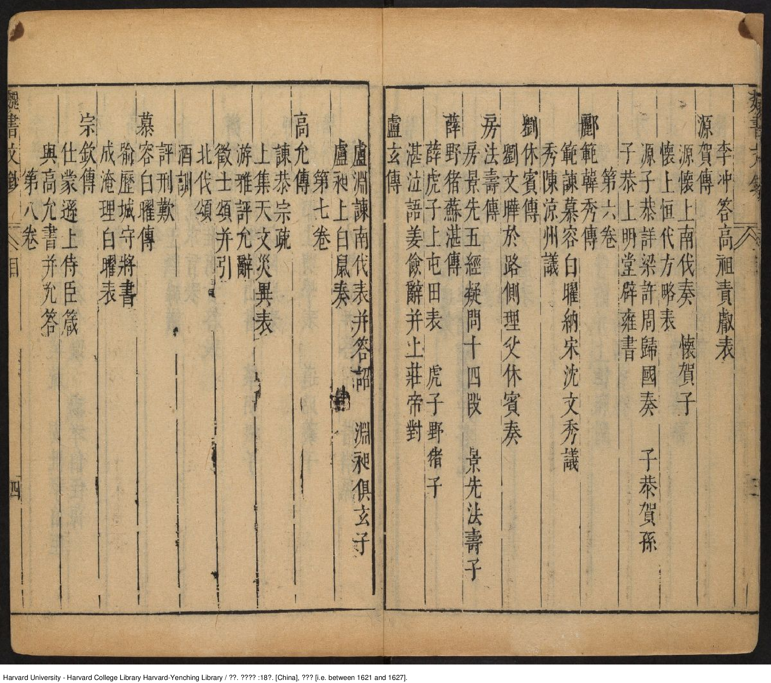 《魏書文鈔》【魏】魏收，506-572，魏收撰，戴羲摘抄 戴義，明天啟（1621-1627）.pdf 第5页