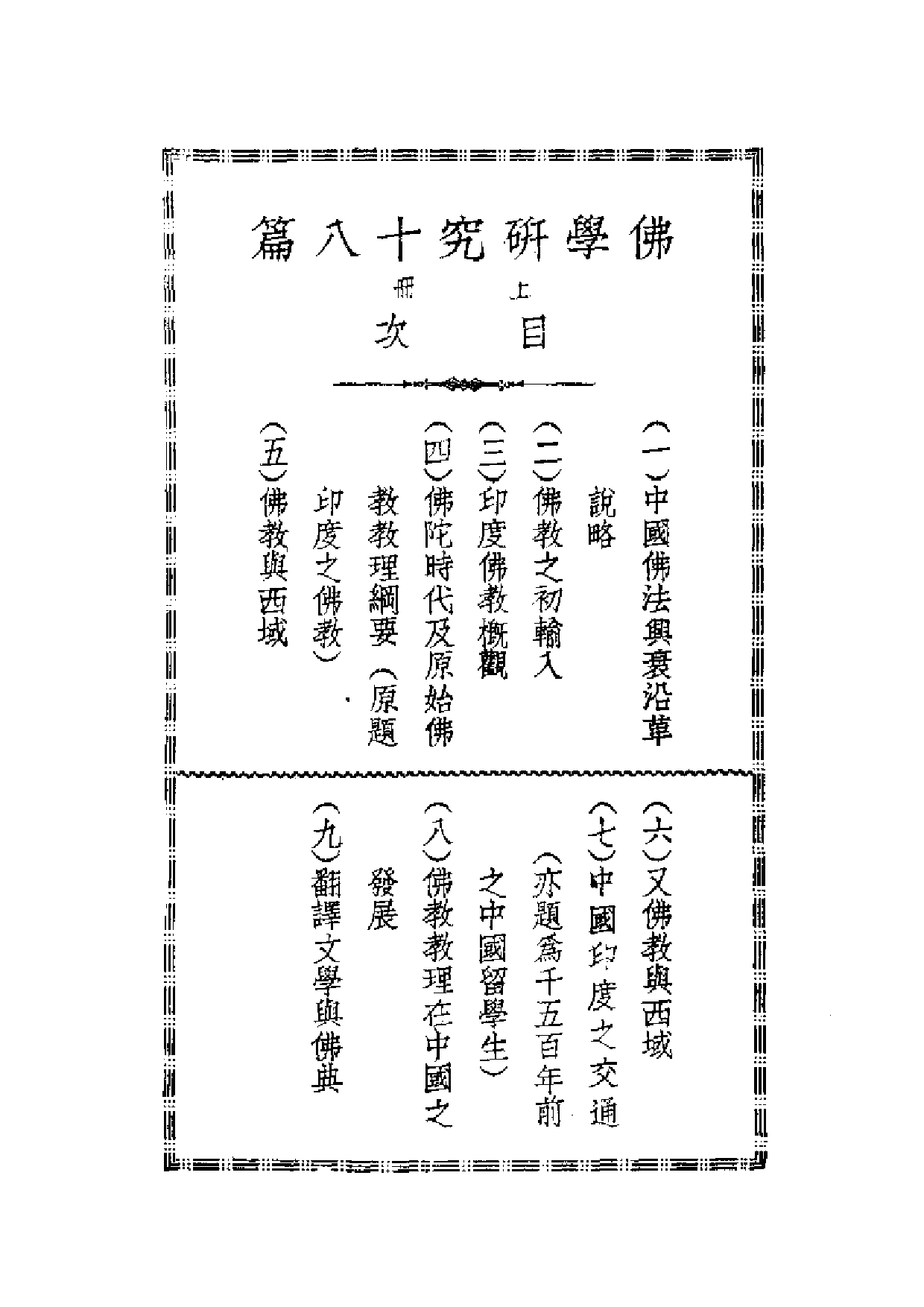 民国丛书第一编009-佛学研究十八篇上册 梁启超.pdf 第1页