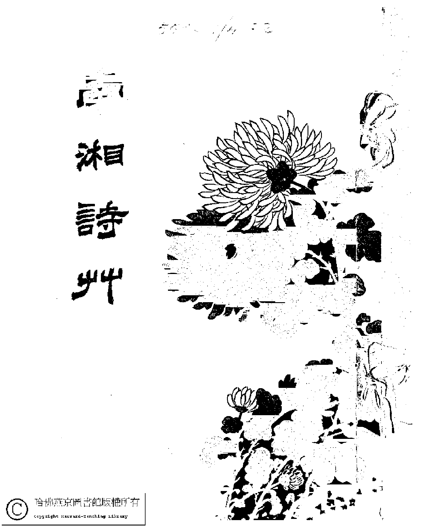 南湘室詩草﹕一卷﹐詩餘﹕一卷(姚倩、姚茞撰)。1915年日本排印本。.pdf 第1页