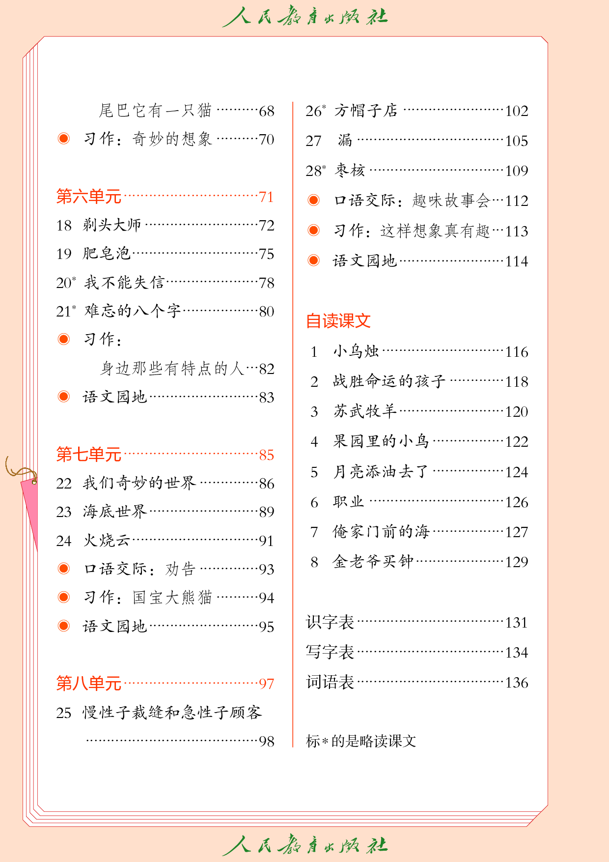 盲校义务教育实验教科书_语文_三年级_下册（供低视力学生使用）.pdf 第5页