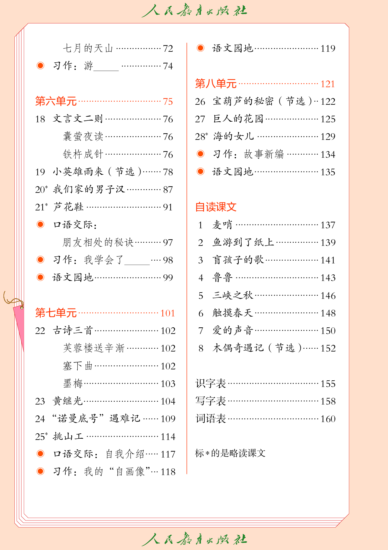 盲校义务教育实验教科书_语文_四年级_下册（供低视力学生使用）.pdf 第5页
