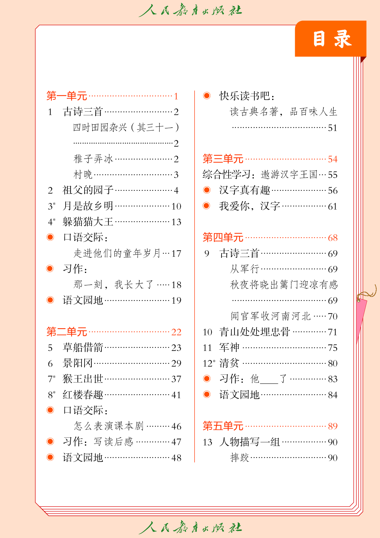 盲校义务教育实验教科书_语文_五年级_下册（供低视力学生使用）.pdf 第4页