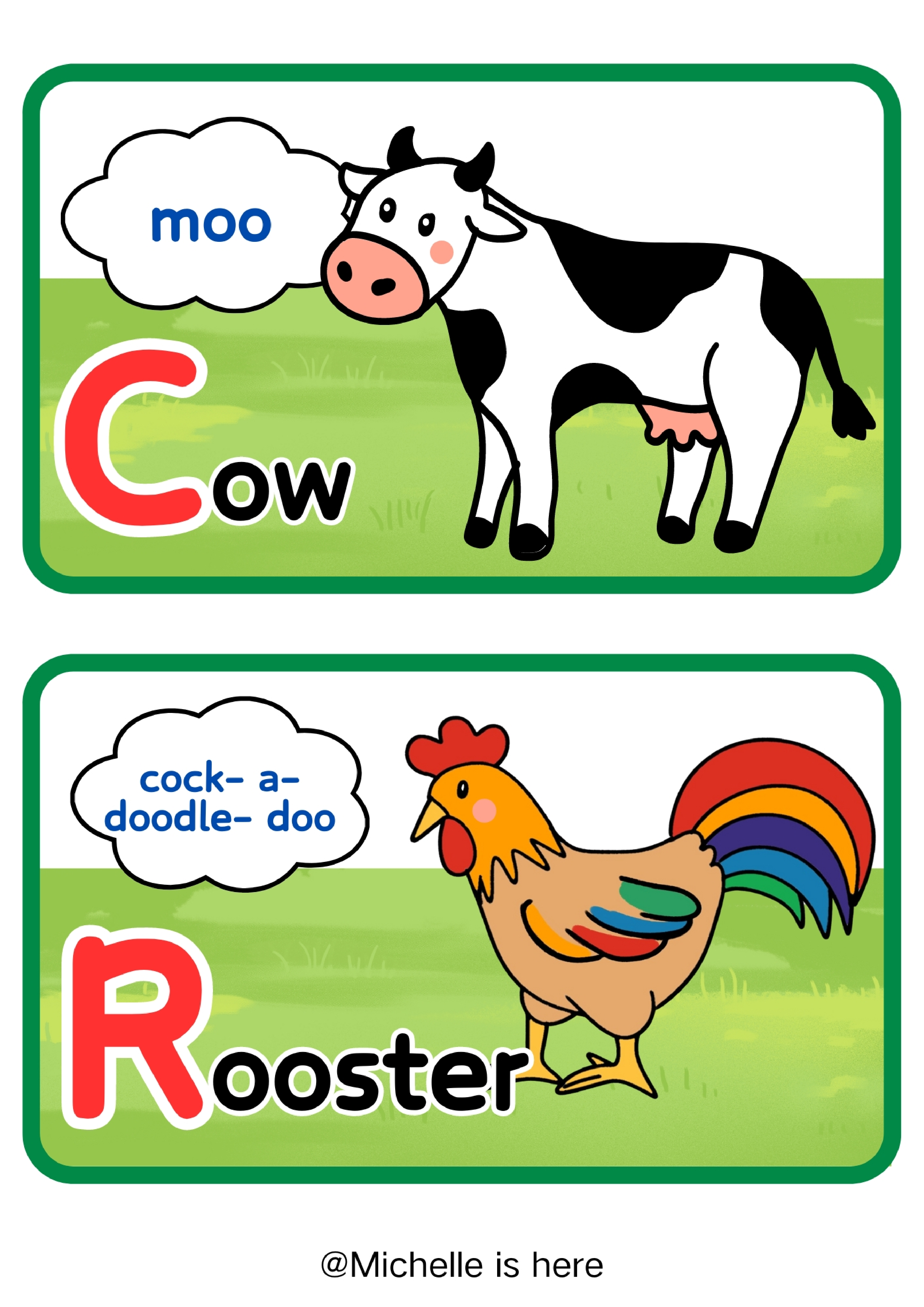 农场动物单词卡X14.pdf 第1页