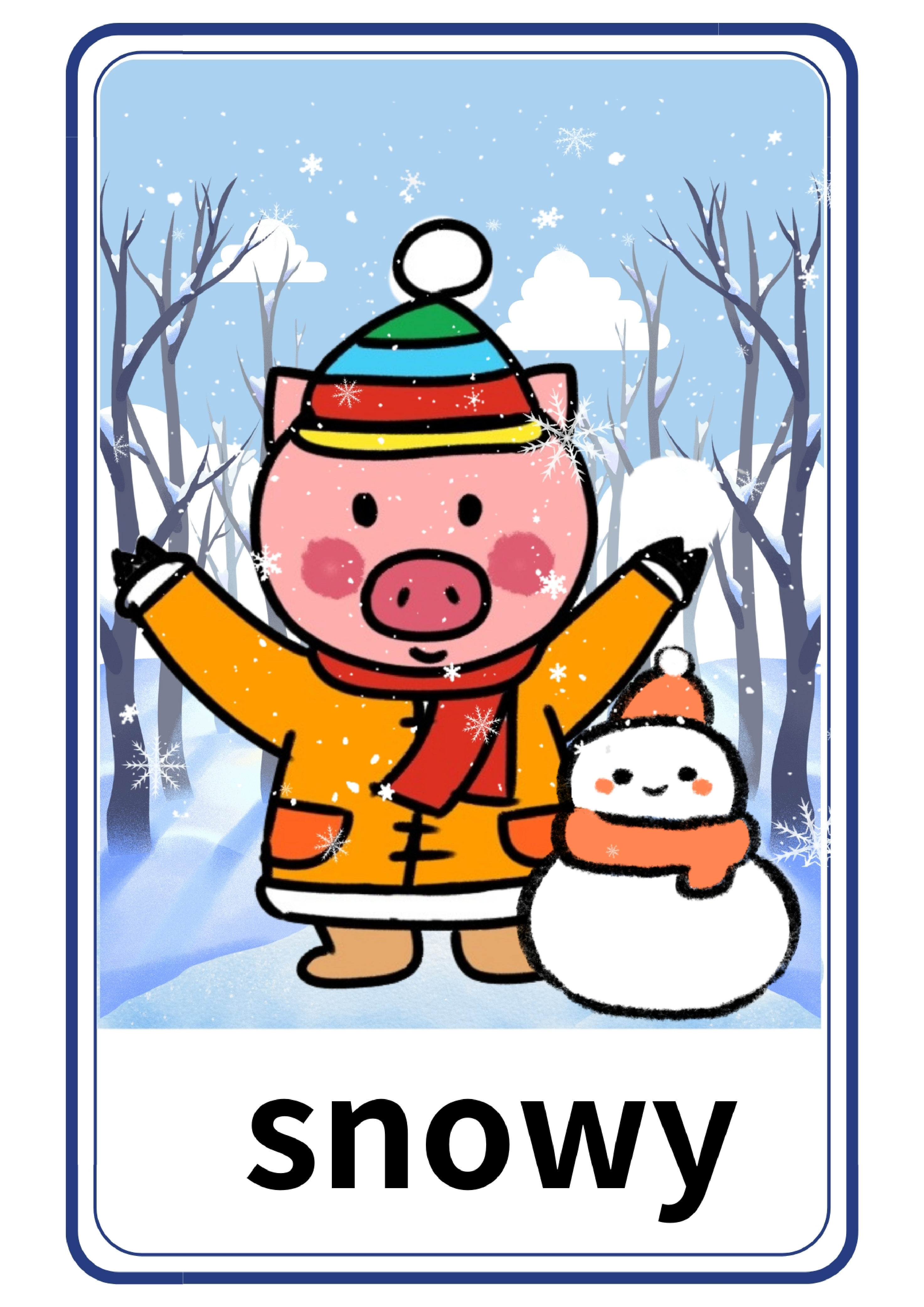 Weather天气主题猪仔单词卡.pdf 第4页