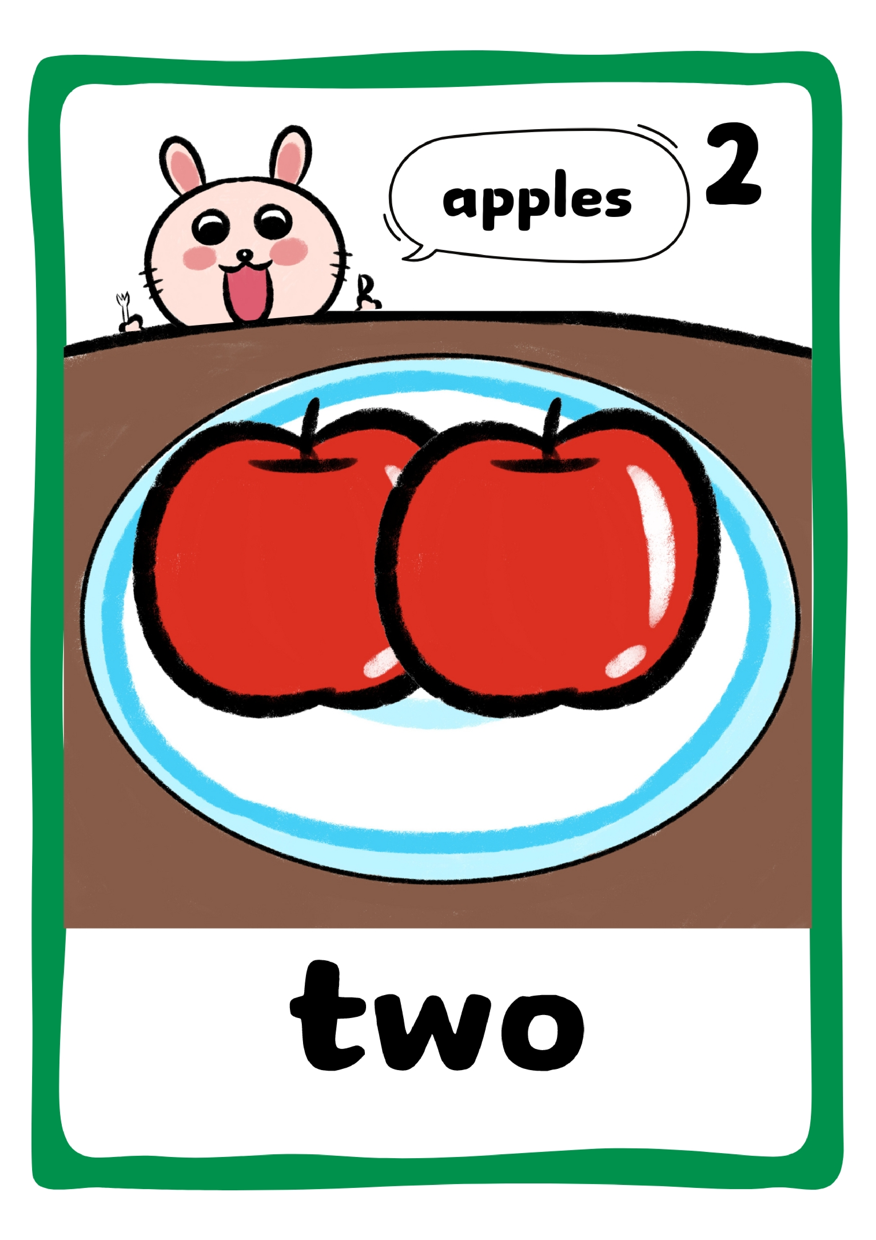 Numbers1-12数字单词卡x12.pdf 第2页