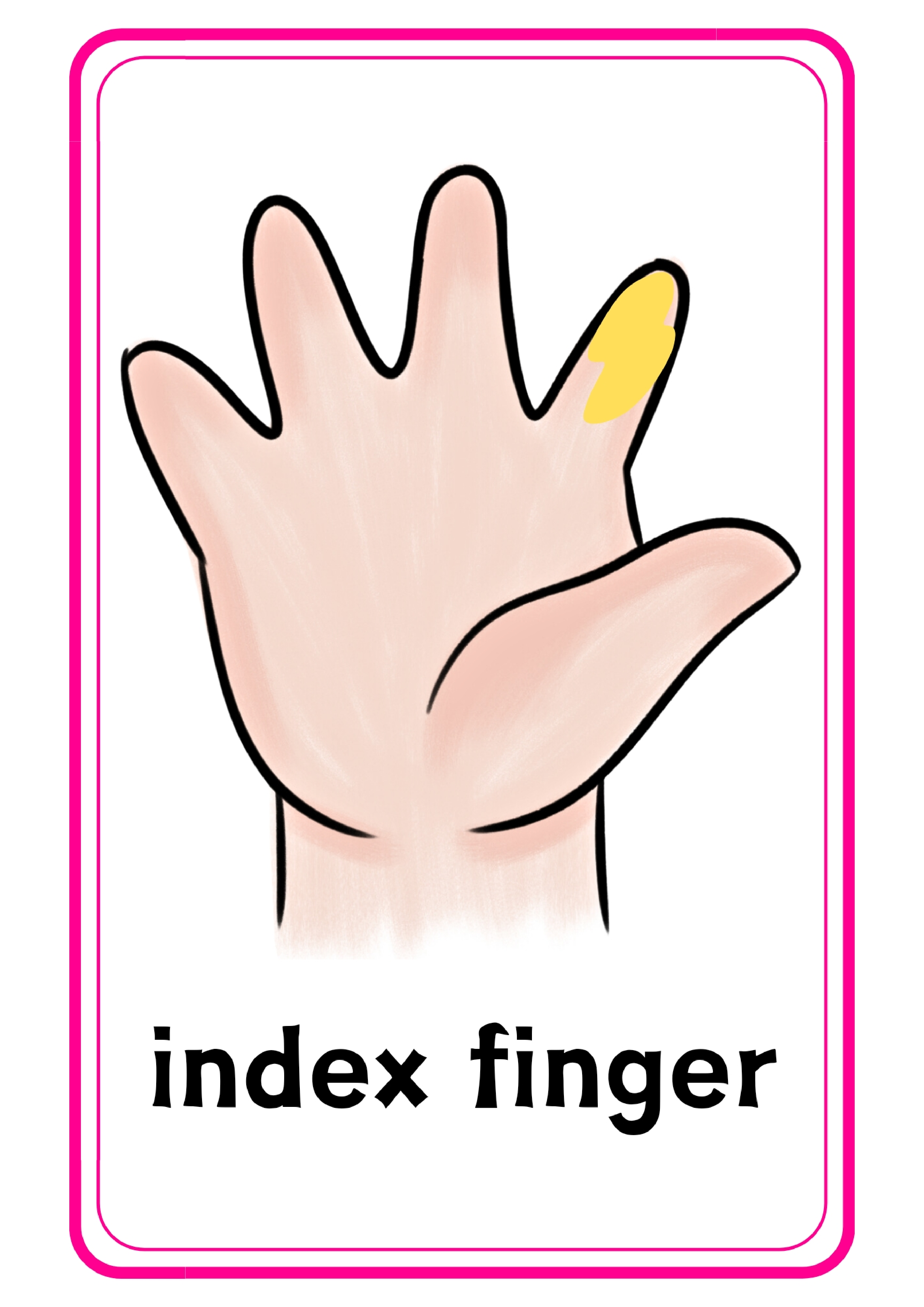 My Hand手指手掌主题单词卡x8.pdf 第3页