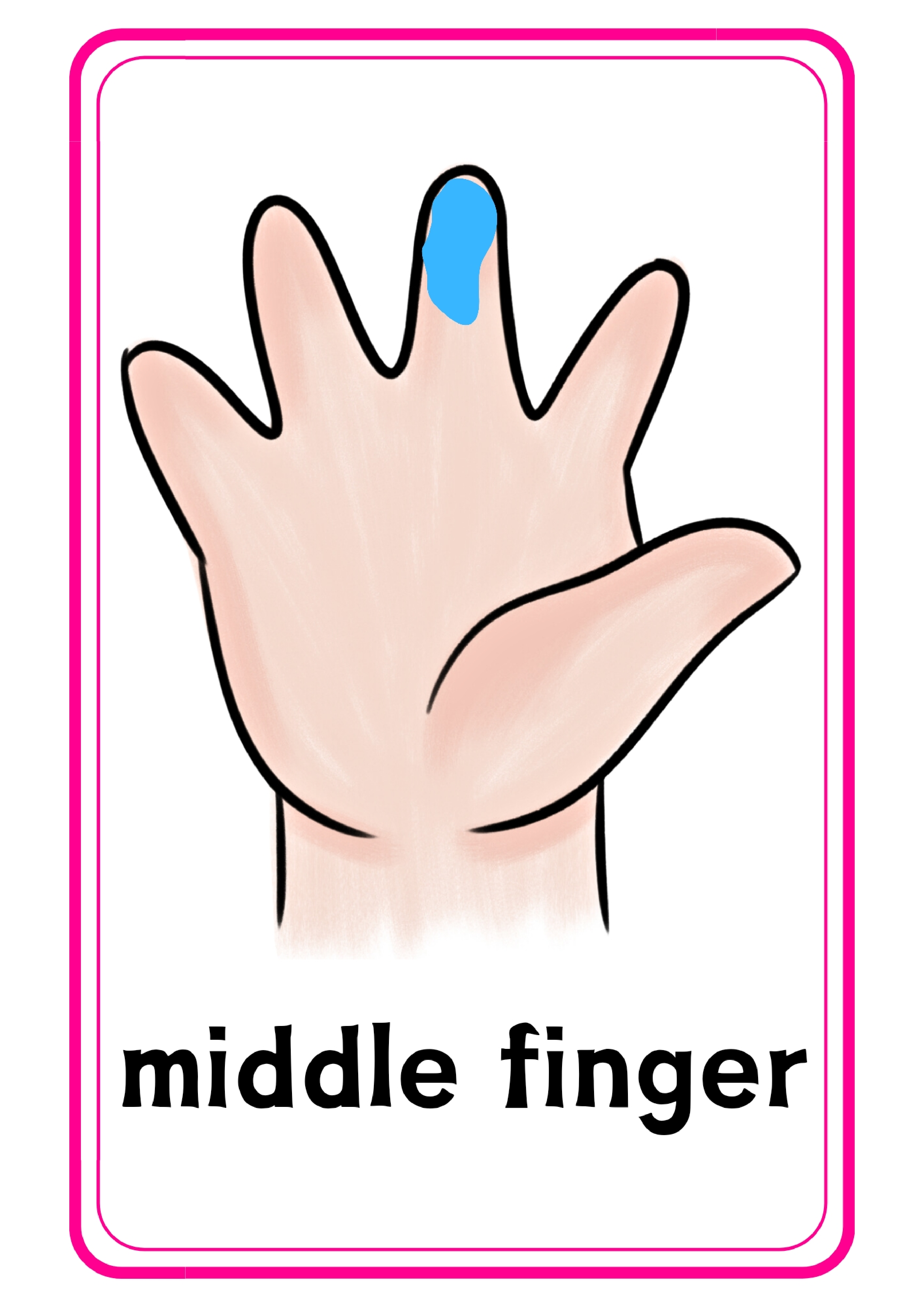 My Hand手指手掌主题单词卡x8.pdf 第4页