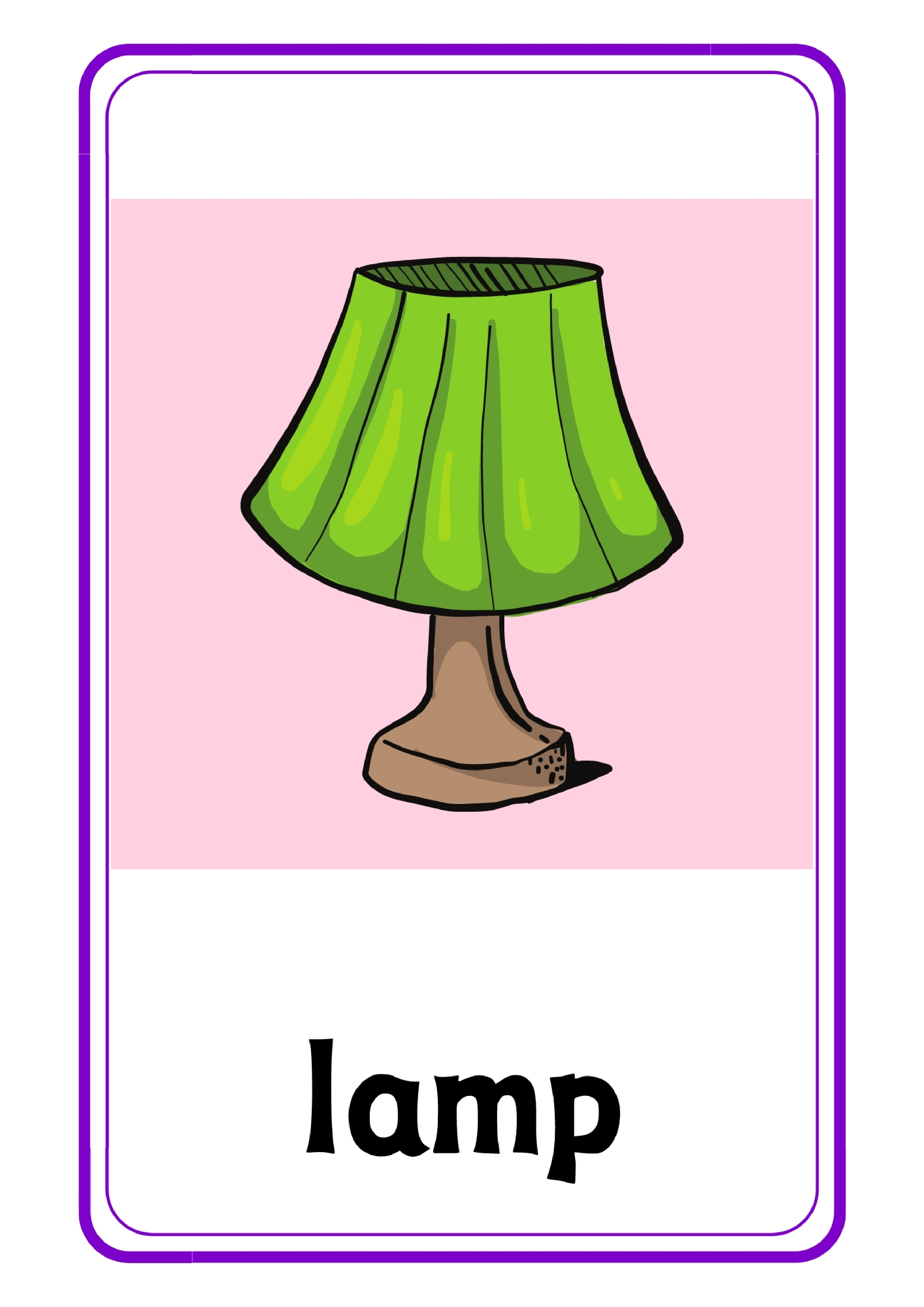 In the bedroom新版单词卡.pdf 第2页