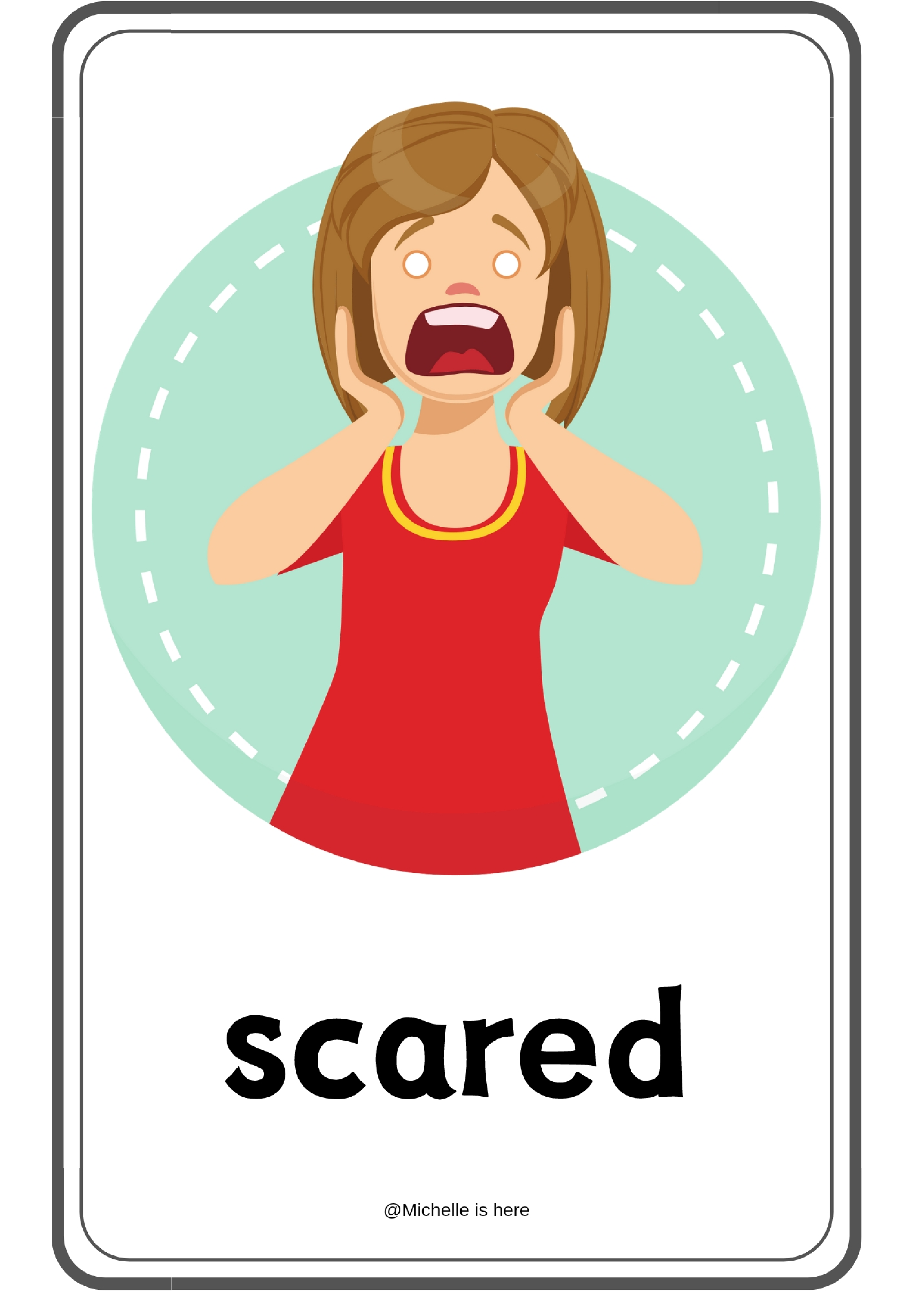 Feelings表情情绪单词卡.pdf 第1页