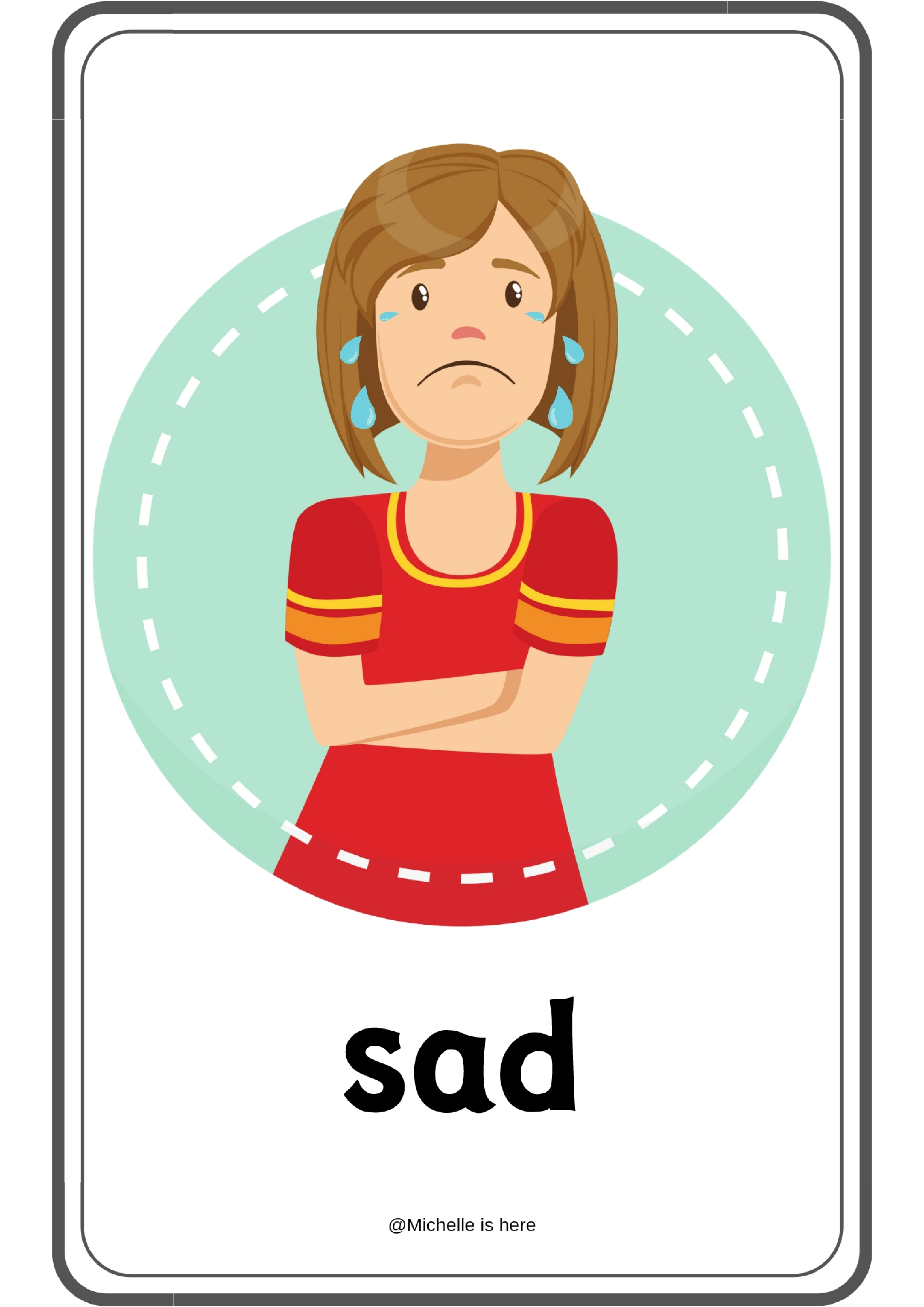 Feelings表情情绪单词卡.pdf 第3页