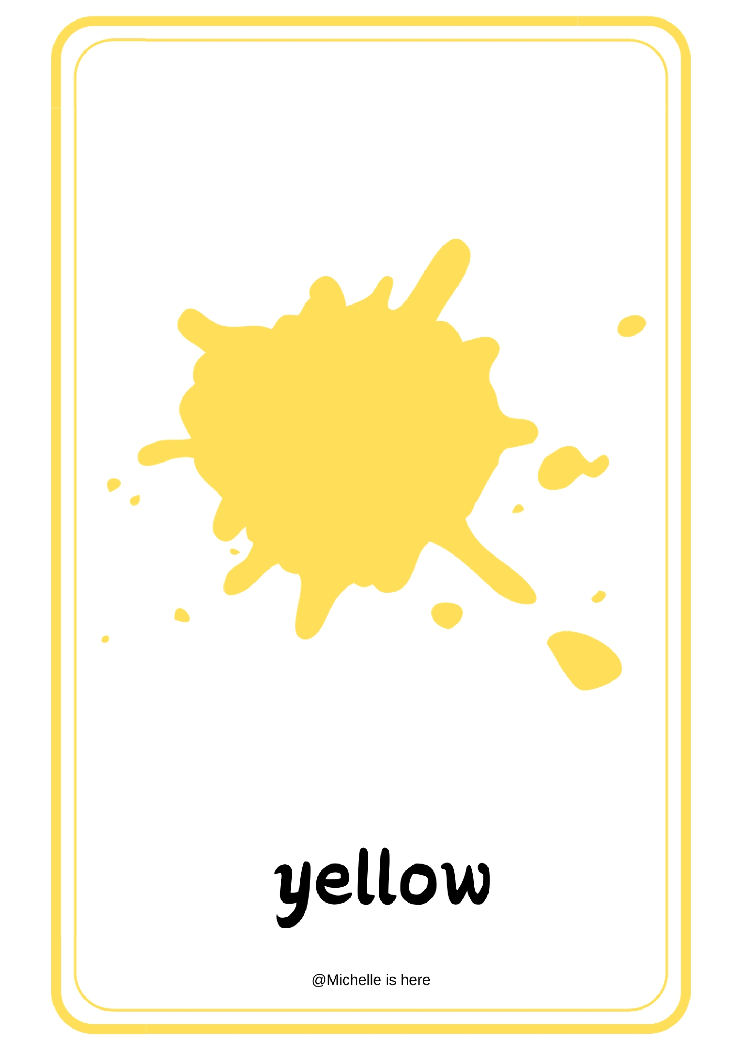 Colors颜色单词卡.pdf 第3页