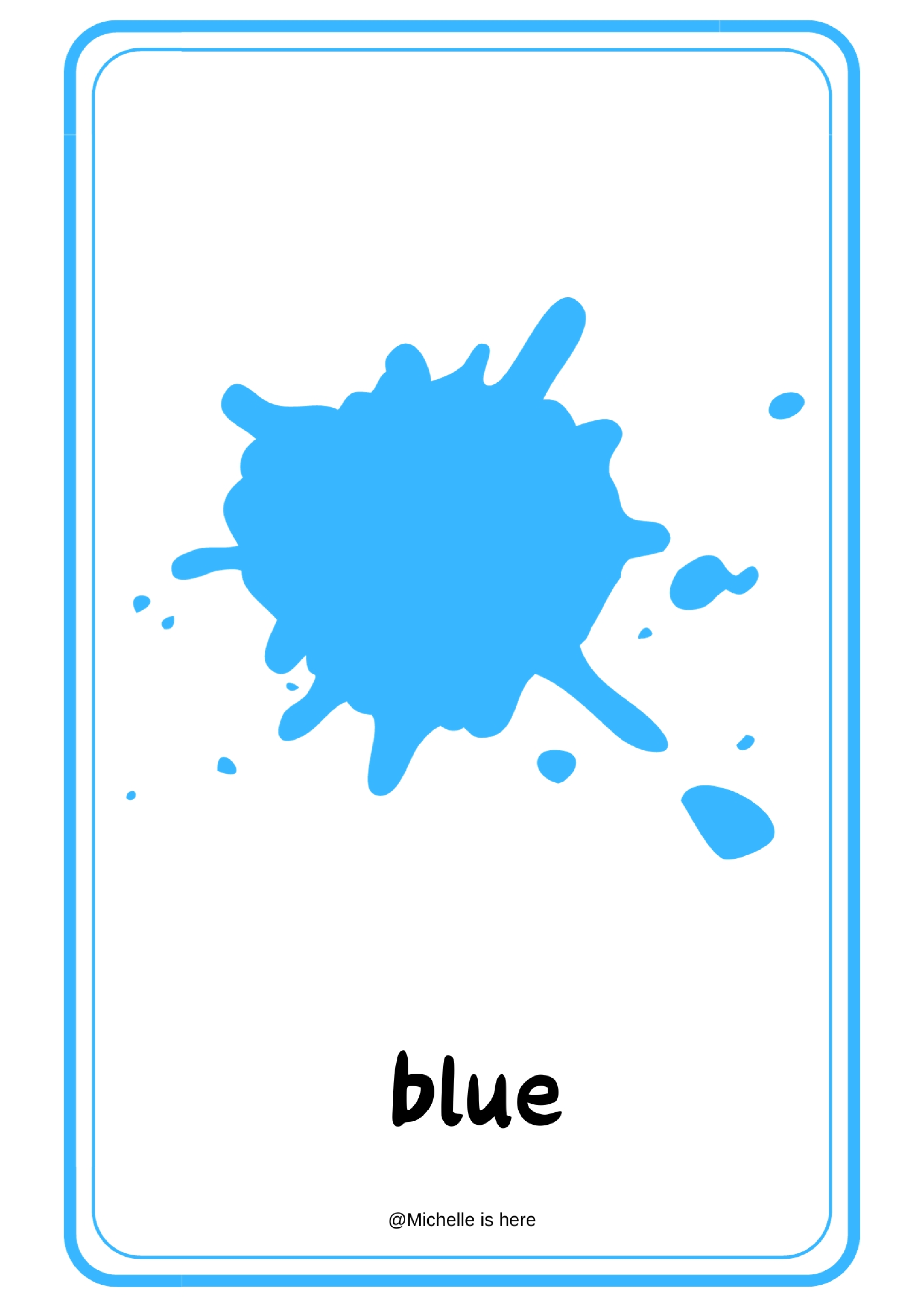 Colors颜色单词卡.pdf 第4页