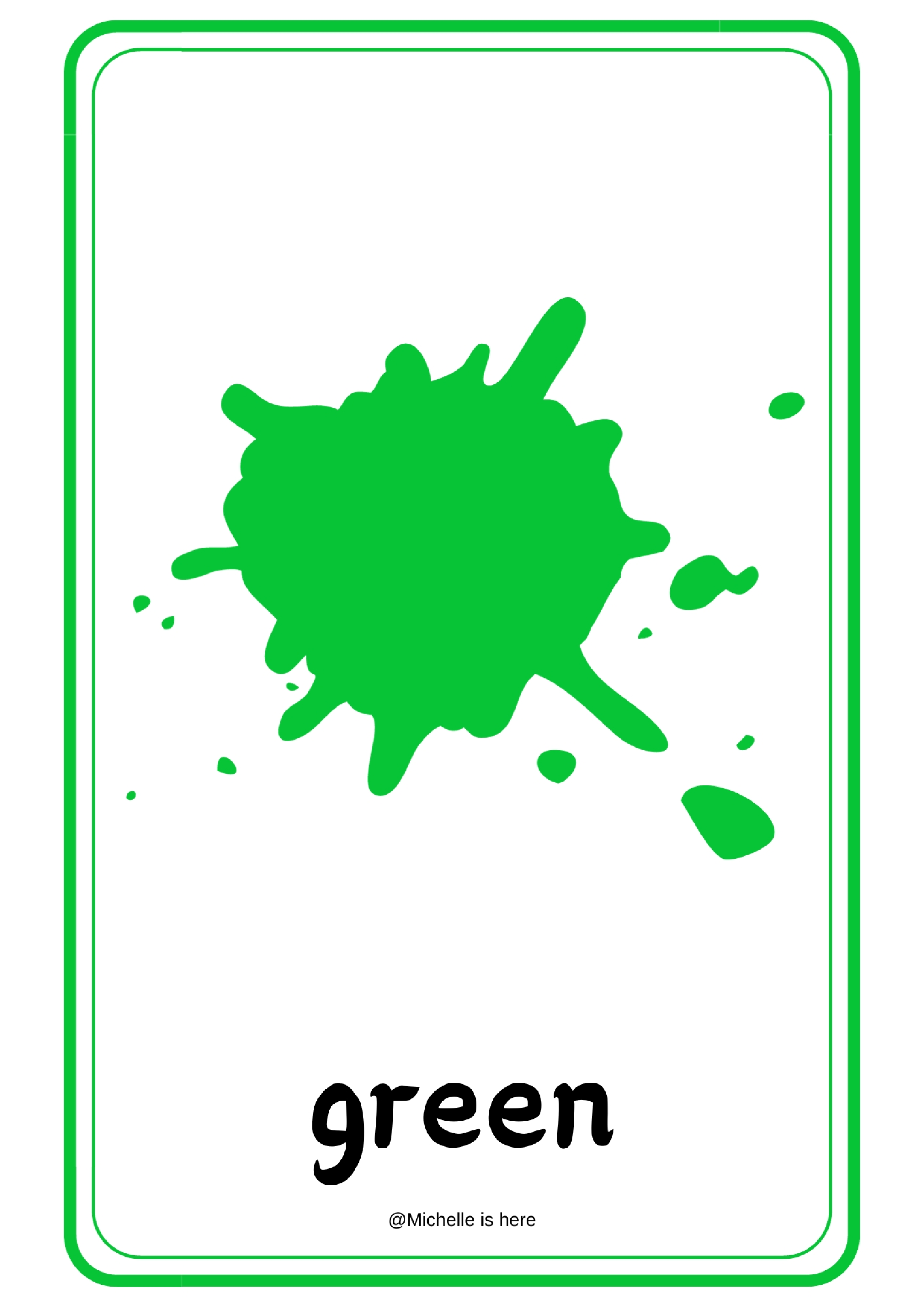 Colors颜色单词卡.pdf 第5页