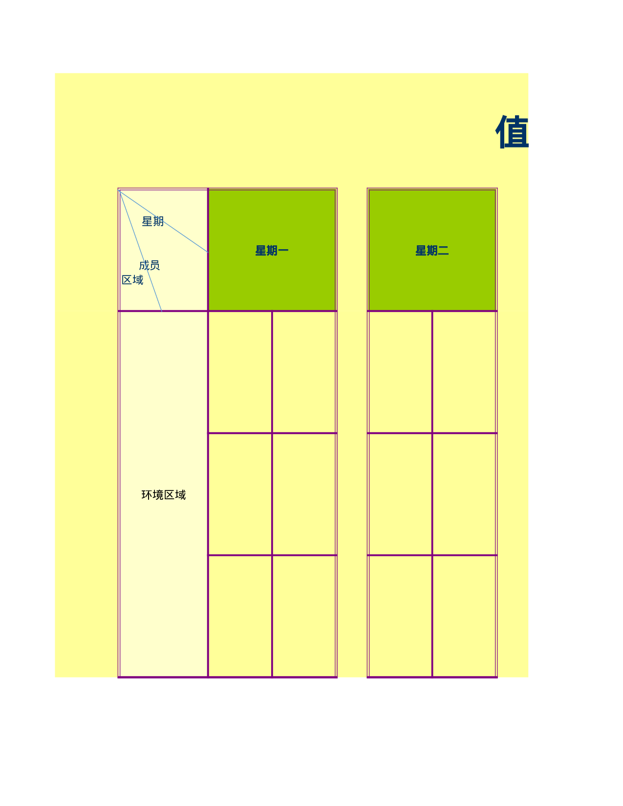 值日表模板61.xls 第1页