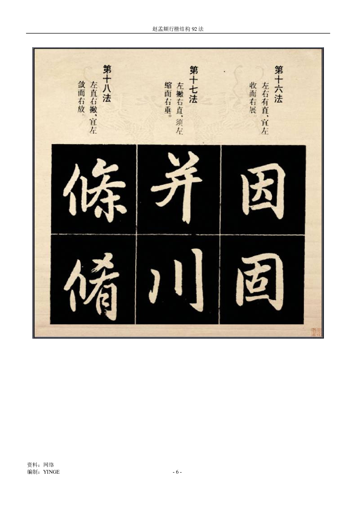 赵孟頫 行楷结构92法.pdf 第6页