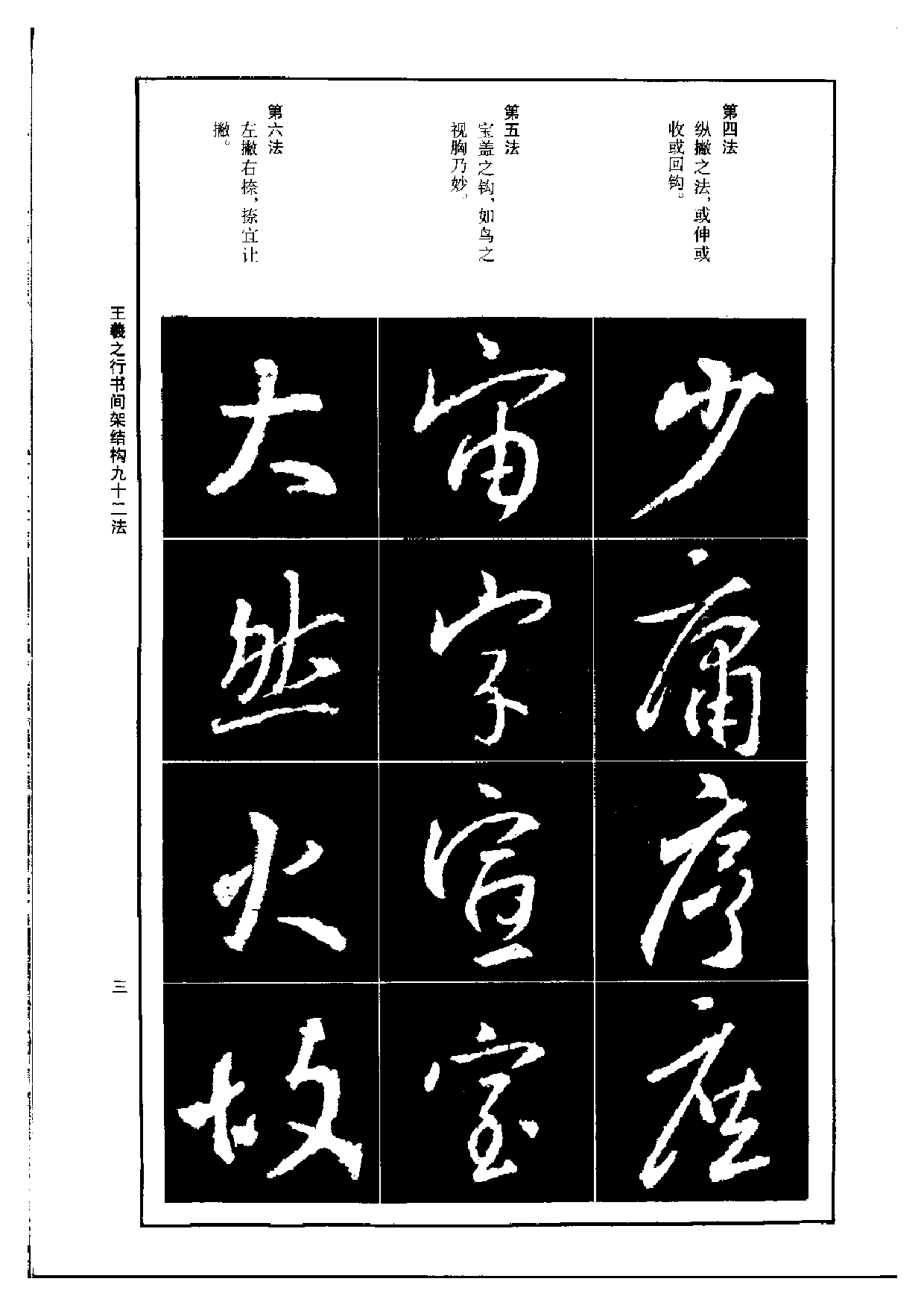 王羲之行书间架结构九十二法.pdf 第5页