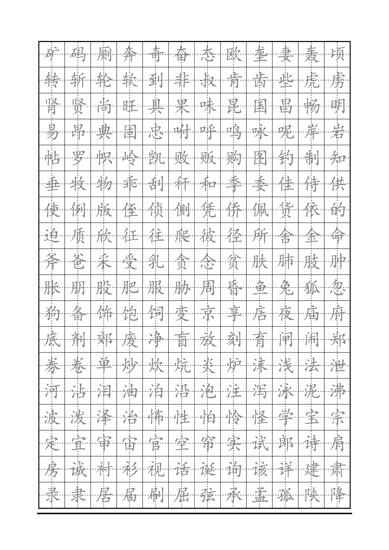 28 楷书临摹字帖.pdf 第5页