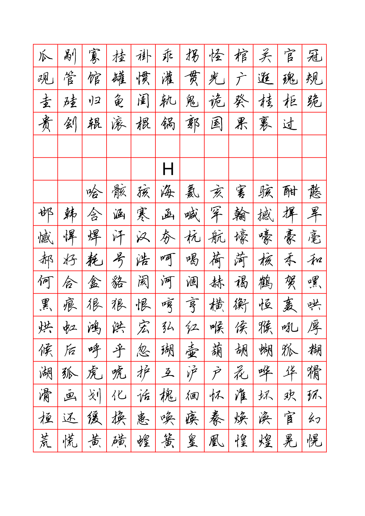 15.硬笔行书字帖3500字.pdf 第6页