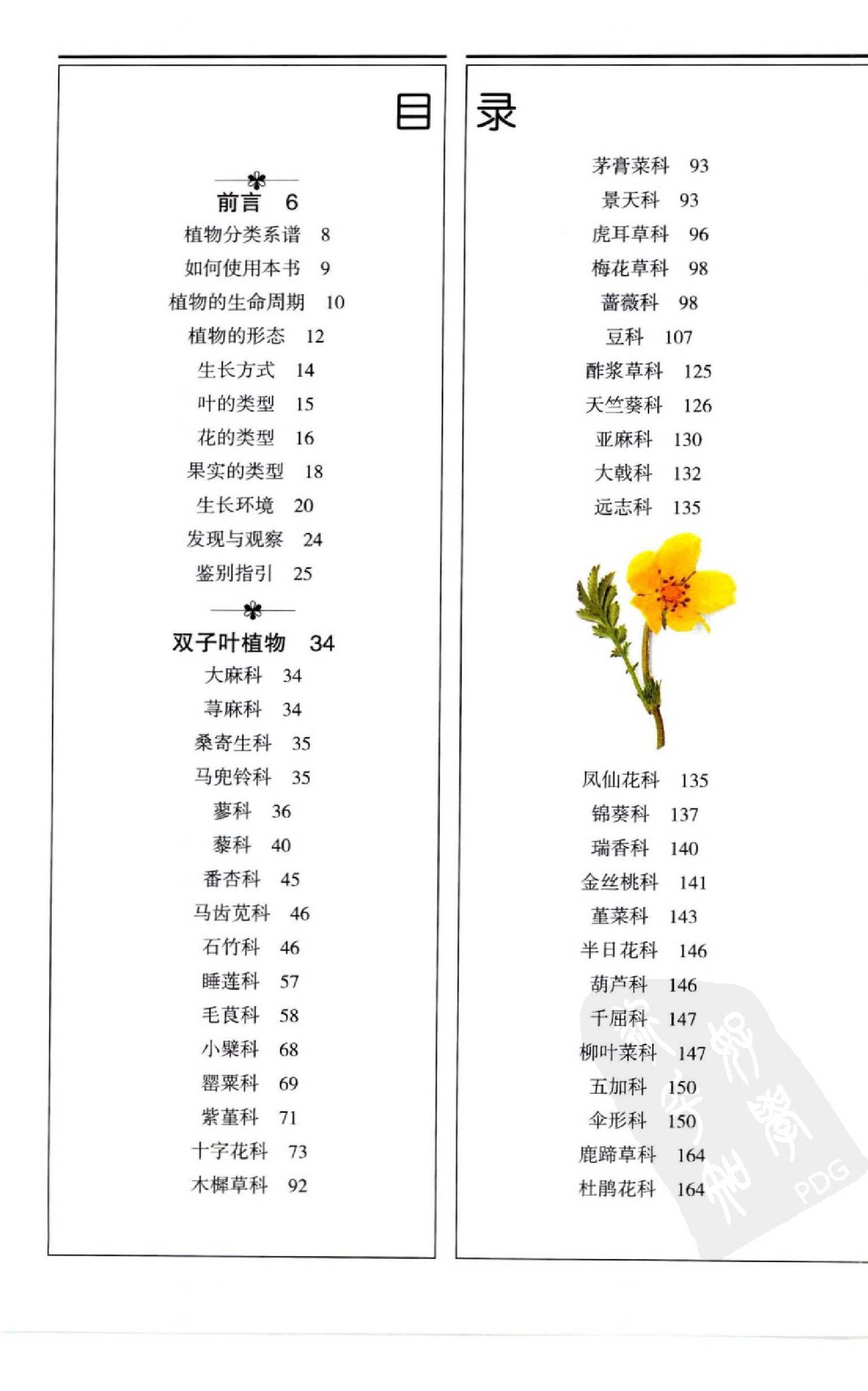 自然珍藏图鉴丛书·欧洲花卉：不列颠及西北欧500多种野花的彩色图鉴.pdf 第6页