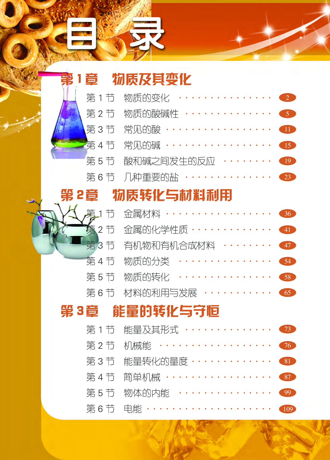 浙教版9年级科学上册【高清教材】.pdf 第5页