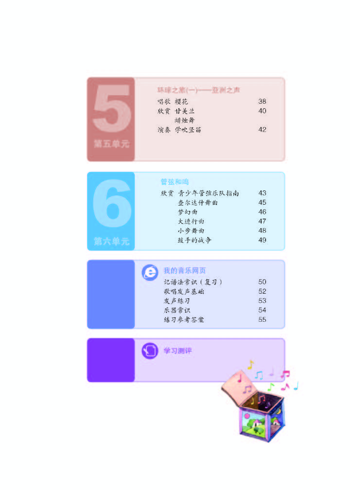 人教版7年级音乐上册【高清教材】简谱.pdf 第5页