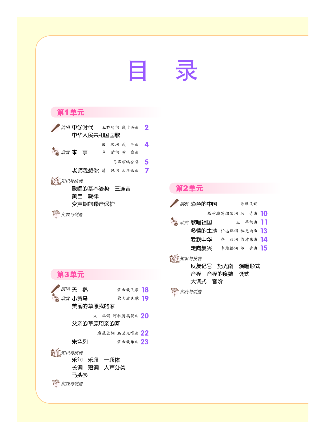 人音版7年级音乐上册【高清教材】.pdf 第4页