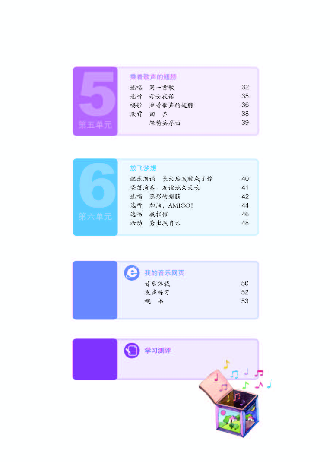 人教版9年级音乐下册【高清教材】五线谱.pdf 第5页