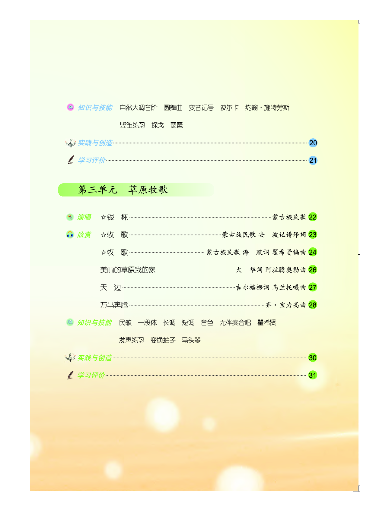 人音版7年级音乐上册【高清教材】简谱.pdf 第4页