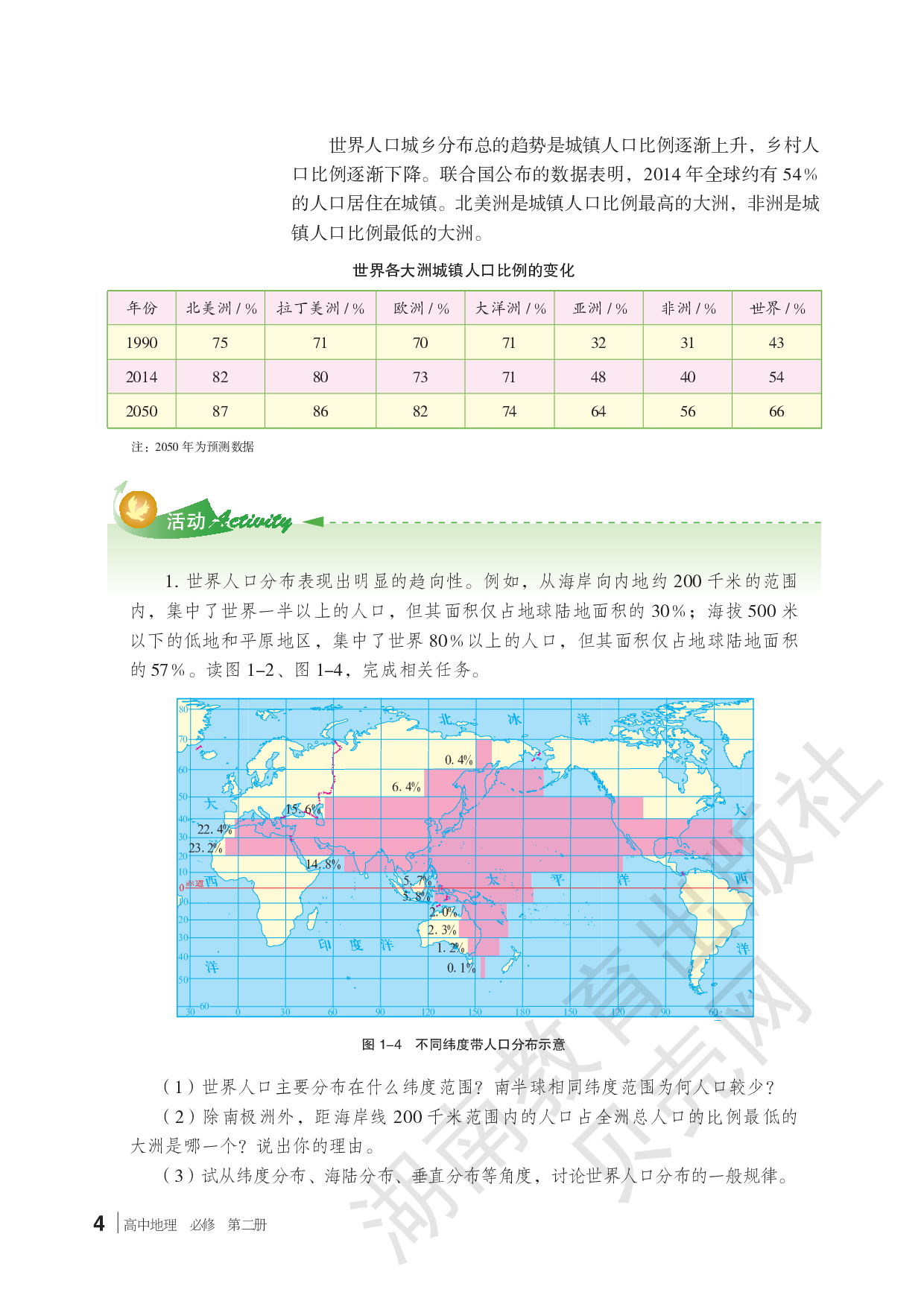 2019新湘教版高中地理必修2.pdf 第6页