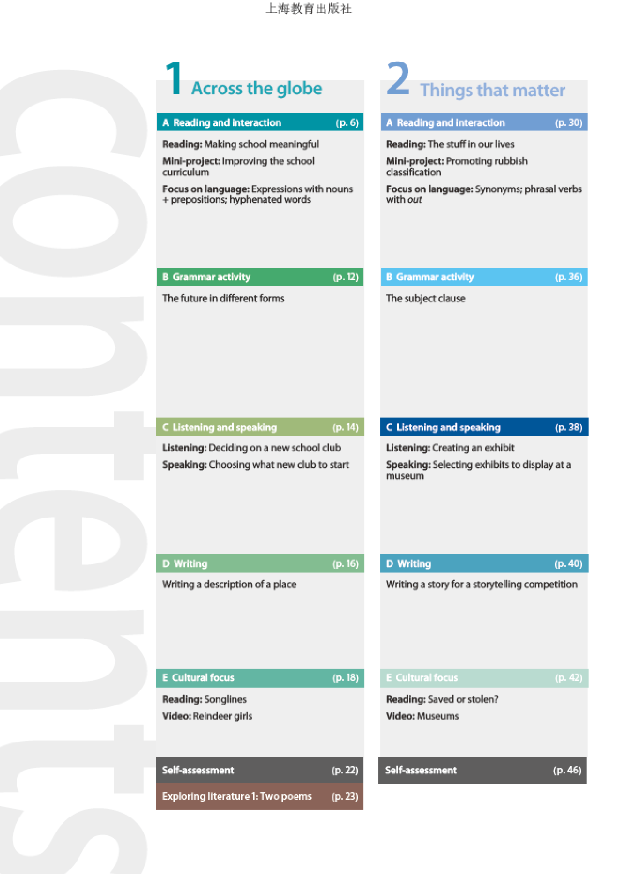 沪教版英语选修第三册【高清教材】.pdf 第5页