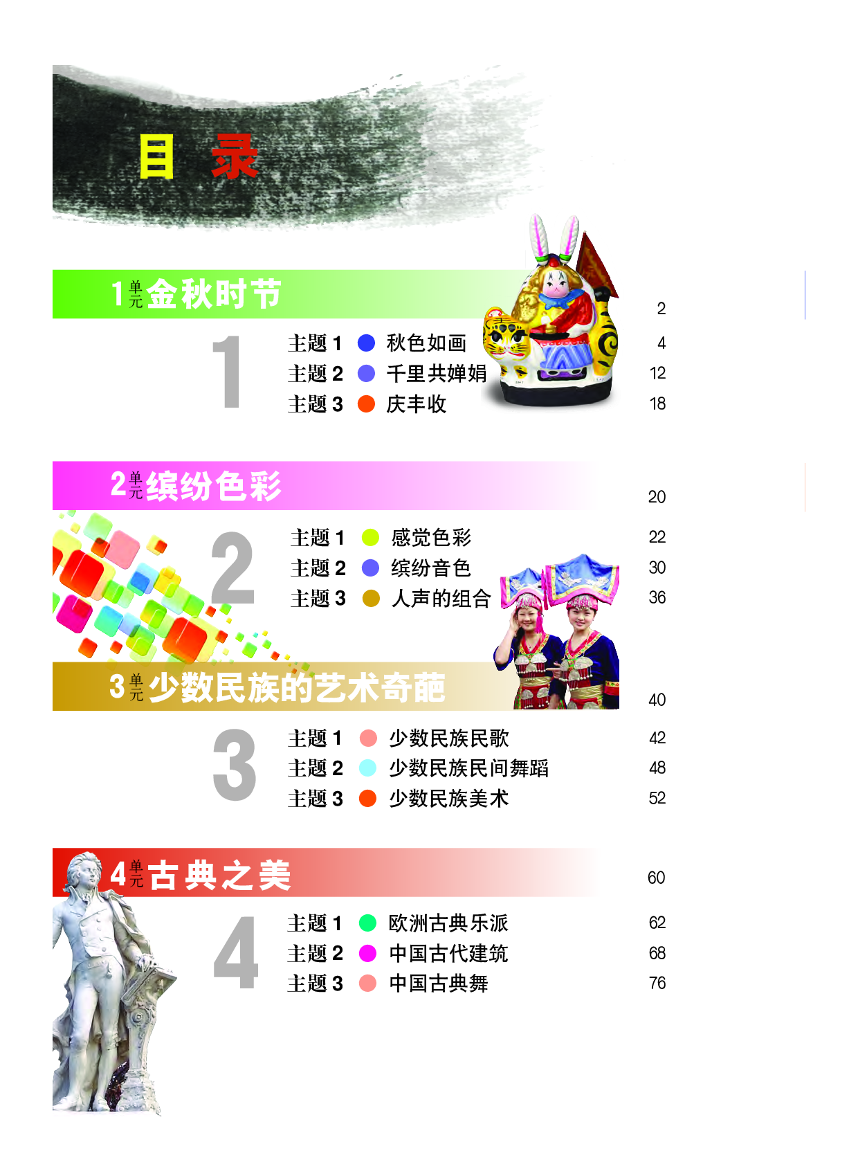 教科版8年级艺术上册【高清教材】.pdf 第4页