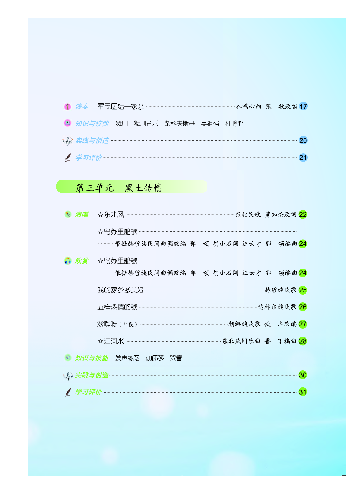 人音版9年级音乐下册【高清教材】简谱.pdf 第4页