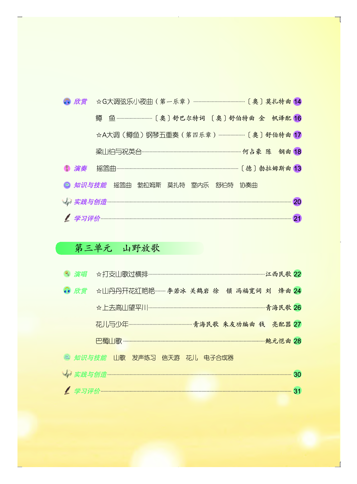 人音版8年级音乐下册【高清教材】五线谱.pdf 第4页