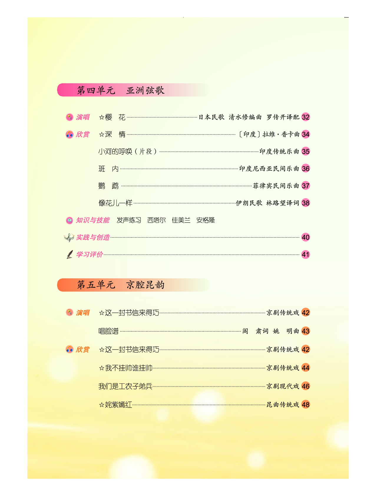 人音版8年级音乐下册【高清教材】简谱.pdf 第5页