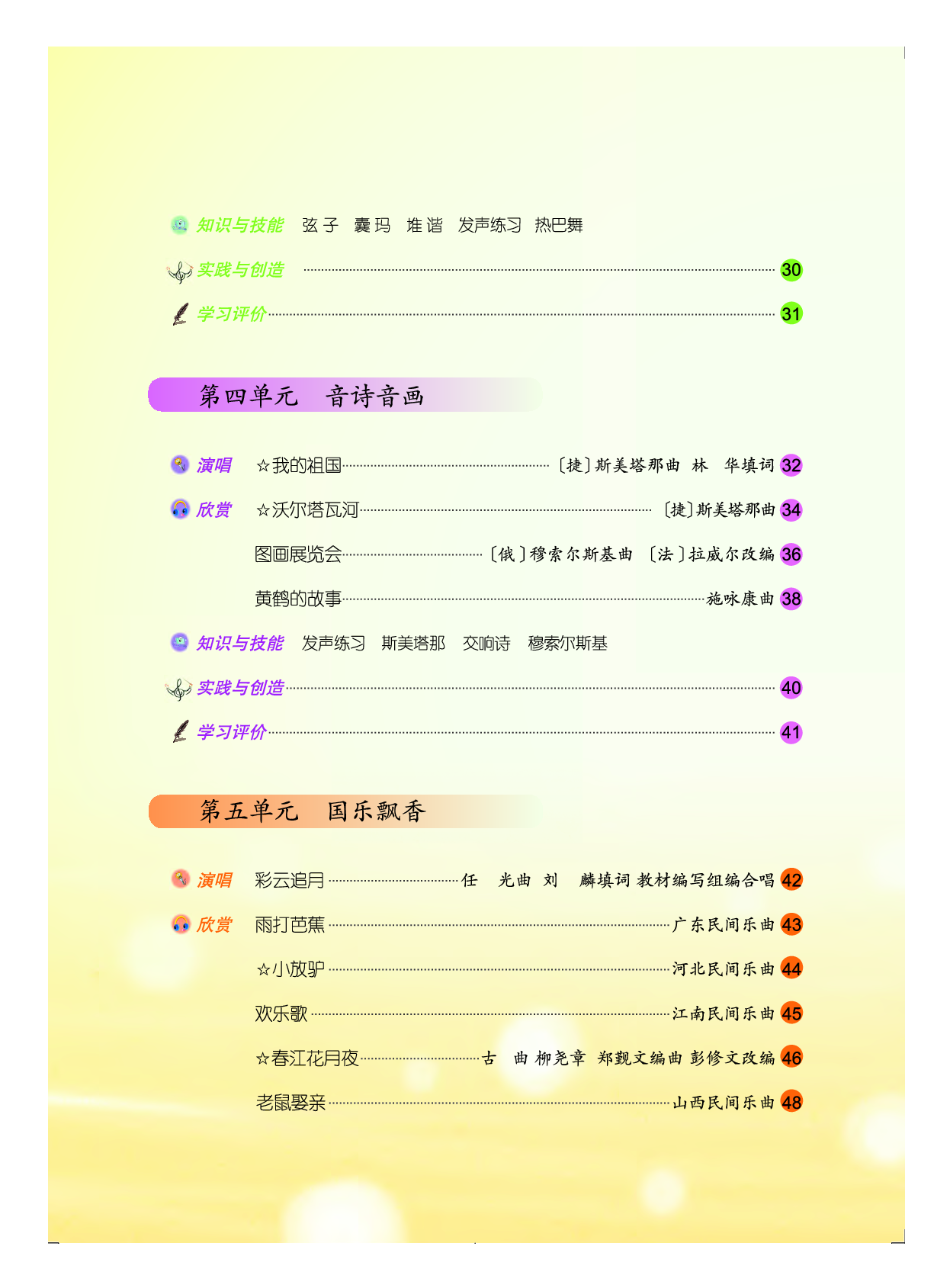人音版8年级音乐上册【高清教材】五线谱.pdf 第5页