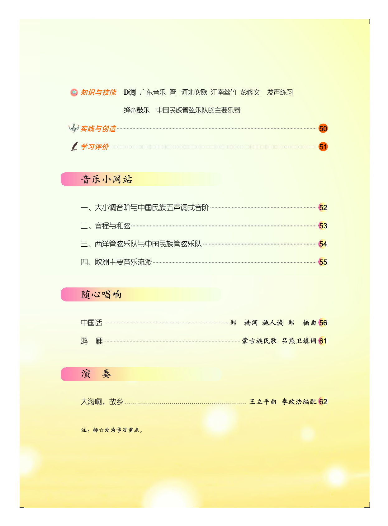 人音版8年级音乐上册【高清教材】五线谱.pdf 第6页