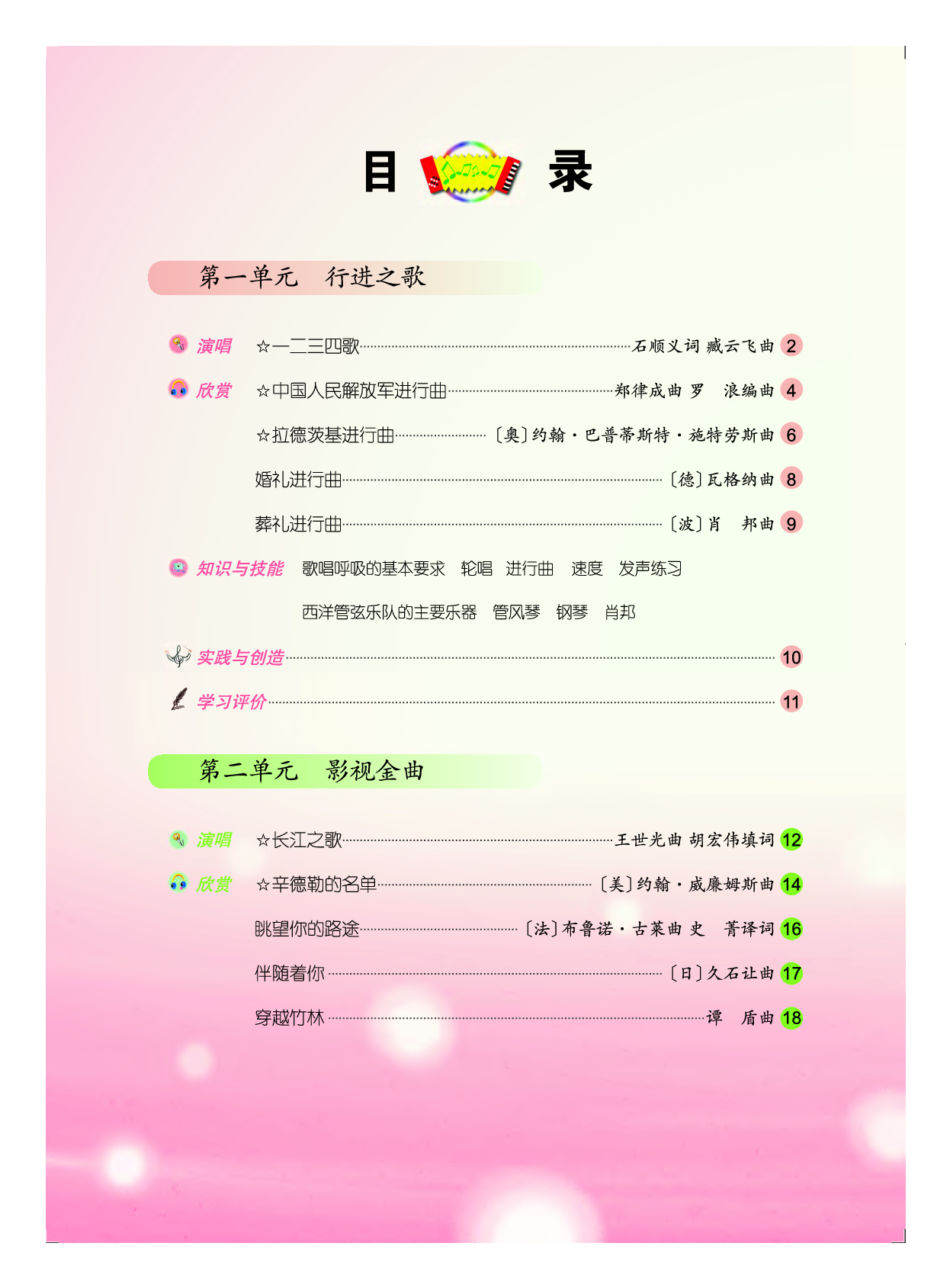 人音版7年级音乐下册【高清教材】五线谱.pdf 第3页