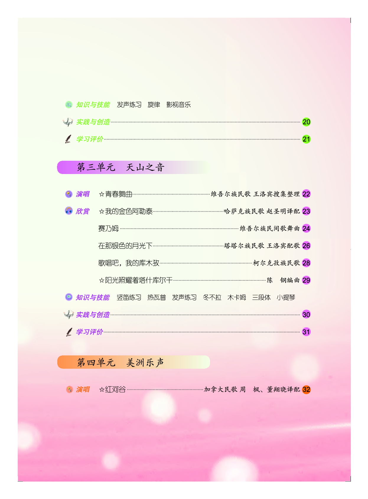 人音版7年级音乐下册【高清教材】五线谱.pdf 第4页
