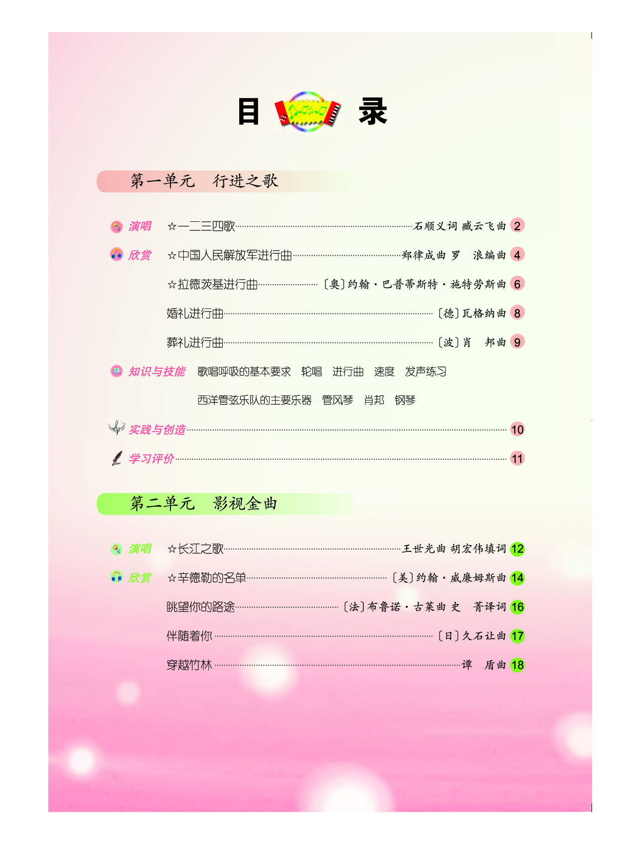 人音版7年级音乐下册【高清教材】简谱.pdf 第3页