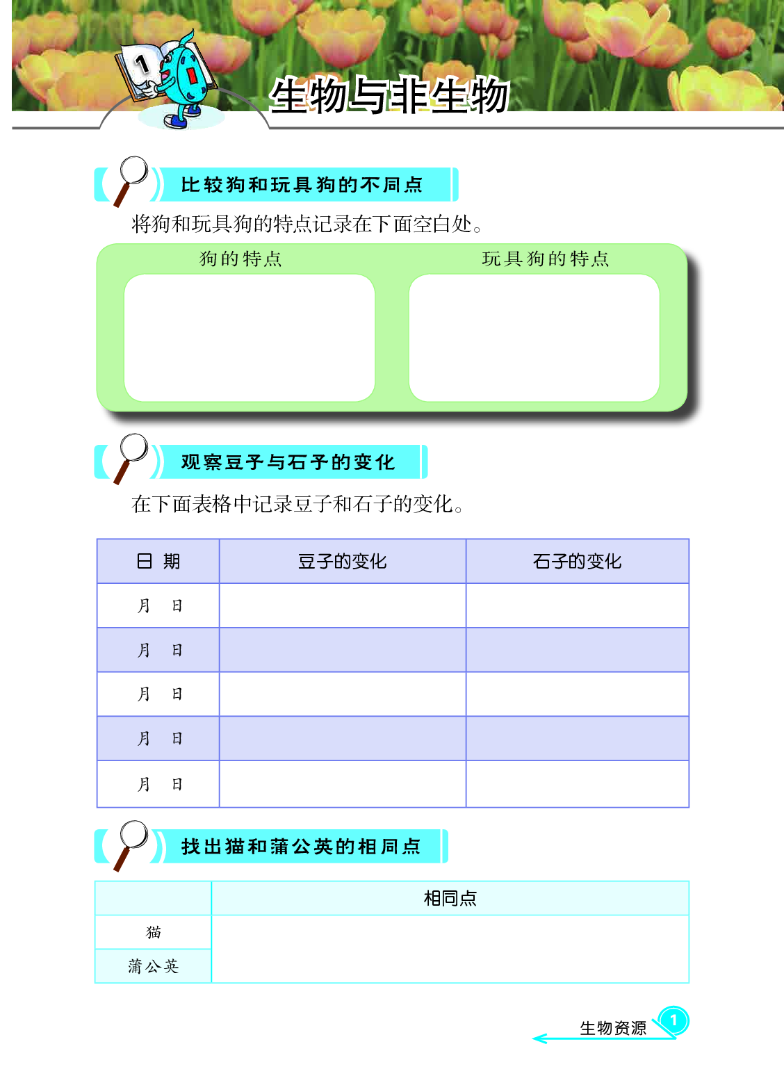 冀教版3年级科学下册【活动手册】.pdf 第5页