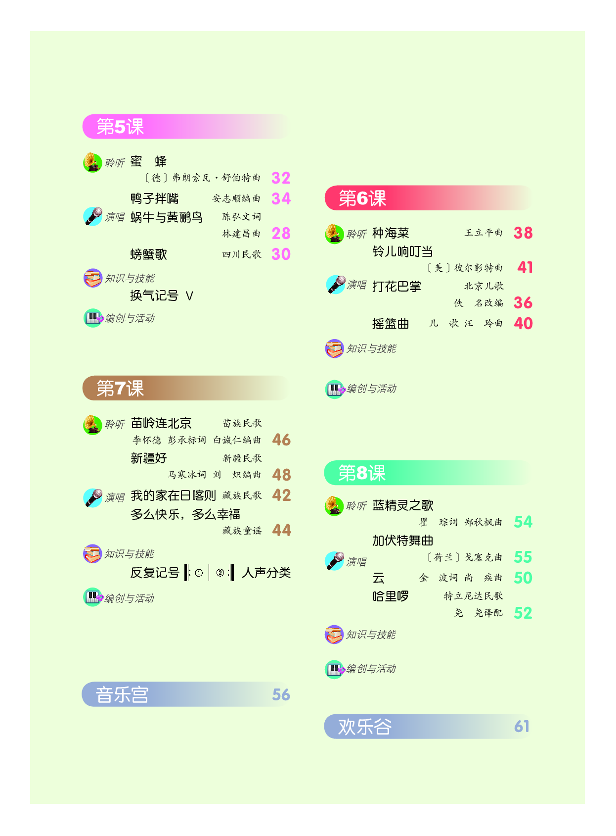 二年级下册音乐北京版（五线谱）电子课本.pdf 第4页