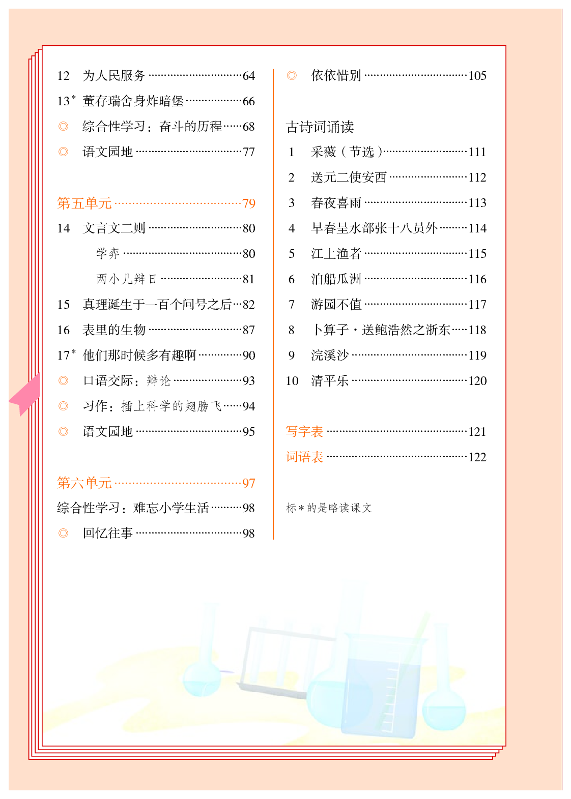 部编版6年级语文下册【高清教材】.pdf 第5页