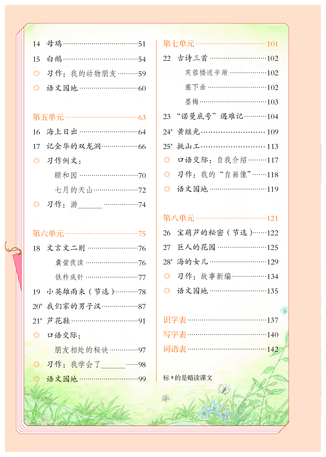 部编版4年级语文下册【高清教材】.pdf 第5页