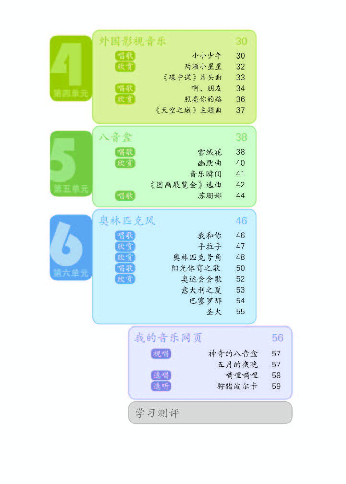 人教版6年级音乐上册【高清教材】.pdf 第5页