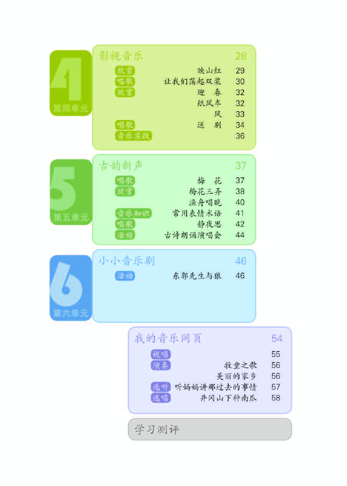 人教版5年级音乐下册【高清教材】.pdf 第5页