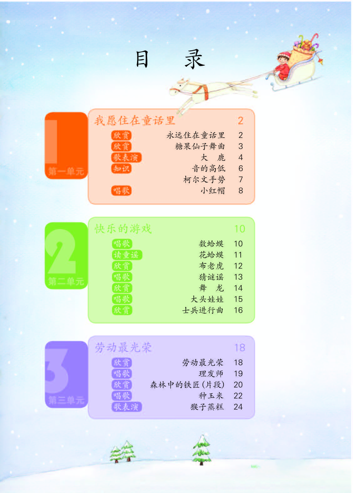 人教版2年级音乐上册【高清教材】.pdf 第4页