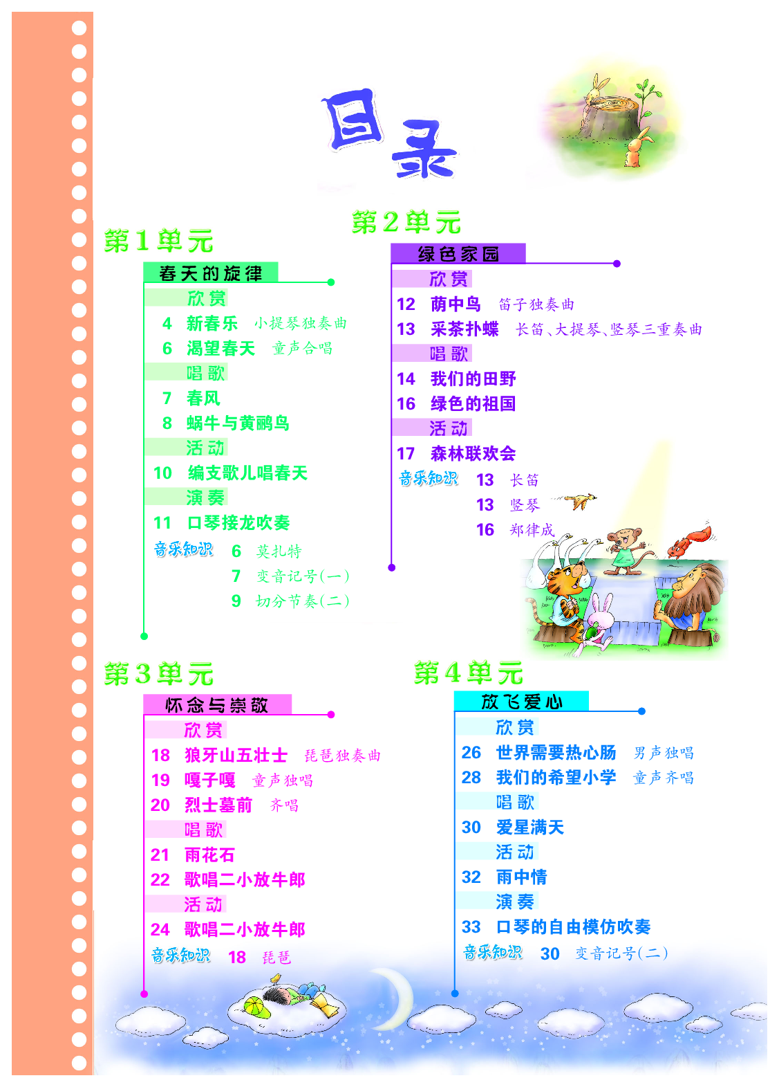 冀少版4年级音乐下册【高清教材】.pdf 第4页